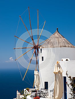 Santorini windmill