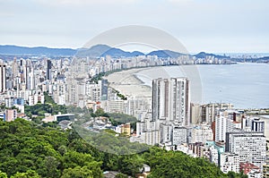 Santos city, in Sao Paulo