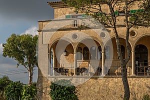 Santuari de Cura Restaurant at sunset