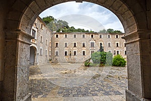 Santuari de Lluc - monastery in Majorca, Spain photo