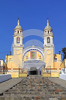 Santuario de la virgen de guadalupe in cholula city I photo