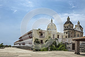 Santuario de San Pedro Claver with cloister building, Cartagena, Colombia