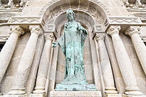 Santuario de santa Luzia.Detail of the church sanctuary monument building on the top of the mountain in Viana do Castelo, north photo