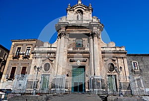 Santuario della Madonna del Carmine church, Catania, Sicily, Italy photo