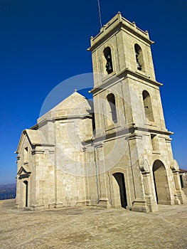 santuário Nossa Senhora da Graça, Portugal with blue sky