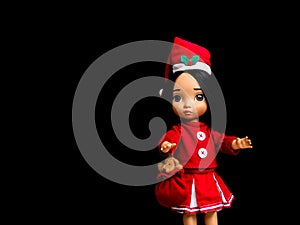 Santy doll , a doll wear santa dress