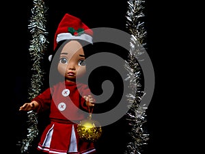 Santy doll , a doll wear santa dress
