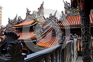 Sanxia Qingshui Zushi Temple with elaborate carvings and sculptures