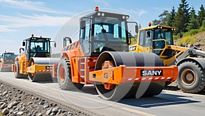 SANY Heavy-Duty Rollers: Precision Engineering on the Road