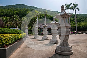 Sanya, Hainan Nanshan Buddhist Cultural Square pagoda photo