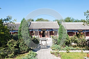 Sanyi Temple. a famous historic site in Zhuozhou, Hebei, China.