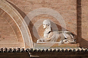 Sanzio Theater in Urbino, city and world heritage site in the Marche - Italy