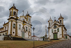 Sao Francisco de Assis Church and Nossa Senhora do Carmo Sanctuary - Mariana, Minas Gerais, Brazil