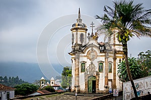 Sao Francisco de Assis Church in Ouro Preto - Minas Gerais, Brazil photo