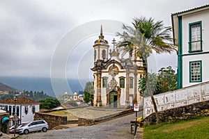 Sao Francisco de Assis Church in Ouro Preto - Minas Gerais, Brazil photo