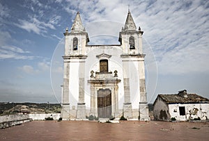 Sao Joao Baptista church in Monforte town, District of Portalegre, Portugal photo