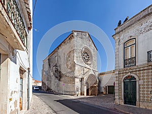 Sao Joao de Alporao Church, built by the Crusader Knights of Hospitaller or Malta Order. photo