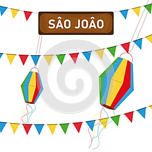 Sao joao graphic design illustration