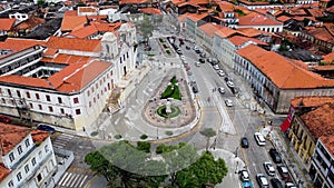 Sao Luis Maranhao at Northeast Brazil. Landmark of historic city