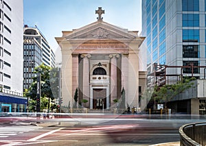 Sao Luiz Gonzaga Church at Paulista Avenue - Sao Paulo, Brazil photo