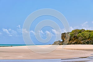 Sao Miguel do Gostoso, Rio Grande do Norte / Brazil. 2020. Empty and paradisiacal beach