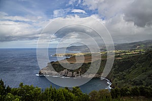 Sao Miguel Island in the Azores