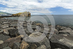 Sao Miguel island coast, the Azores in the Atlantic ocean. Nature.