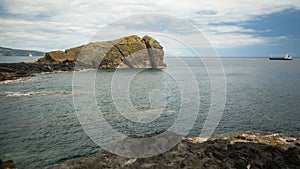 Sao Miguel island coast, the Azores in the Atlantic ocean