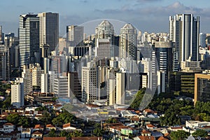 Sao Paulo, Brazil. Cidade MonÃ§Ãµes district.