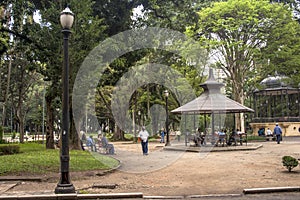 Luz Public Park in downtowns Sao Paulo