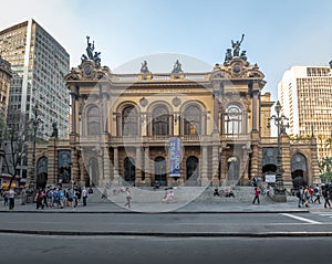 Municipal Theater of Sao Paulo - Sao Paulo, Brazil