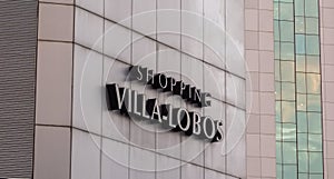 Sao Paulo, Brazil: Villa Lobos Shopping, mall, sign