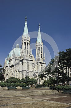 Sao Paulo cathedral, Brazil.