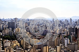 Sao Paulo Skyline Cityscape From Above