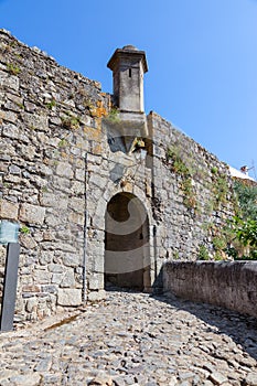Sao Pedro town gate in the medieval Castelo de Vide fortifications.