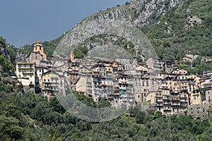 Saorge ancient village, France photo