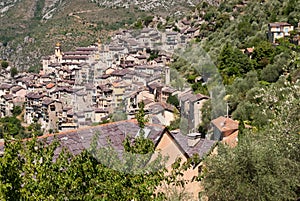 Saorge village, France photo