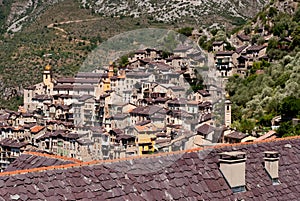 Saorge village, France