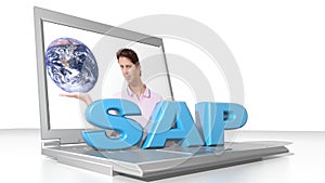 SAP and computer photo