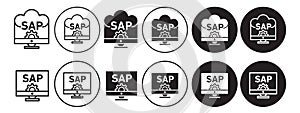 Sap Icon vector set collection for web
