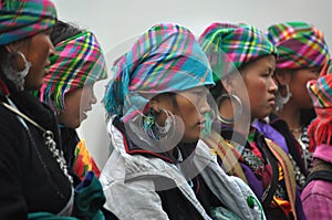 Vendors at Sapa market, Northern Vietnam