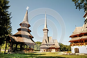 Sapanta-Peri, Monastery, Maramures, Romania. The Highest Wooden Church In The World photo