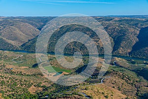 Sapinha viewpoint over river Douro in Portugal photo