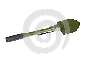 Sapper spade isolated photo