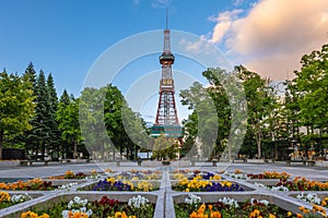 Sapporo TV Tower at Odori Park, in Sapporo, Hokkaido