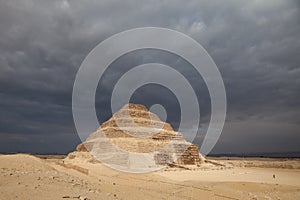Saqarra, step pyramid of Zoser photo