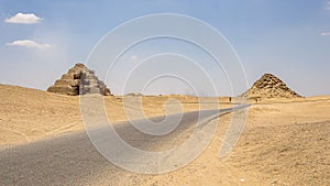 Saqqara, also spelled Sakkara or Saccara, pyramids in the ancient Egyptian capital, Memphis