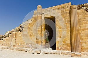 Saqqara house entrance