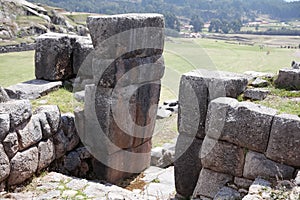 Saqsaywaman, archeological site, Peru photo