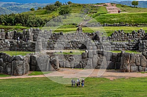 Saqsaywaman Incas ruins near Cusco, Peru